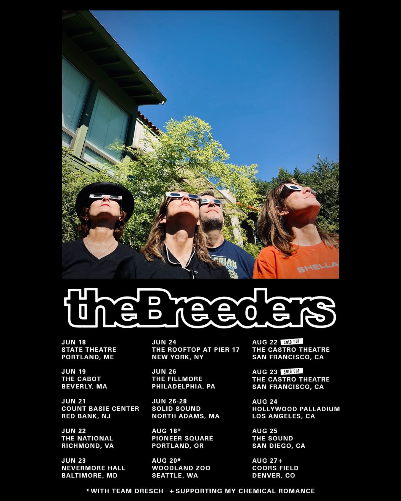 The Breeders Tour Poster 2026